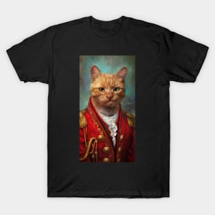 Court Wise Red Cat, esquire T-Shirt